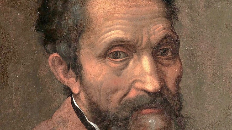 Immagine autoritratto Michelangelo