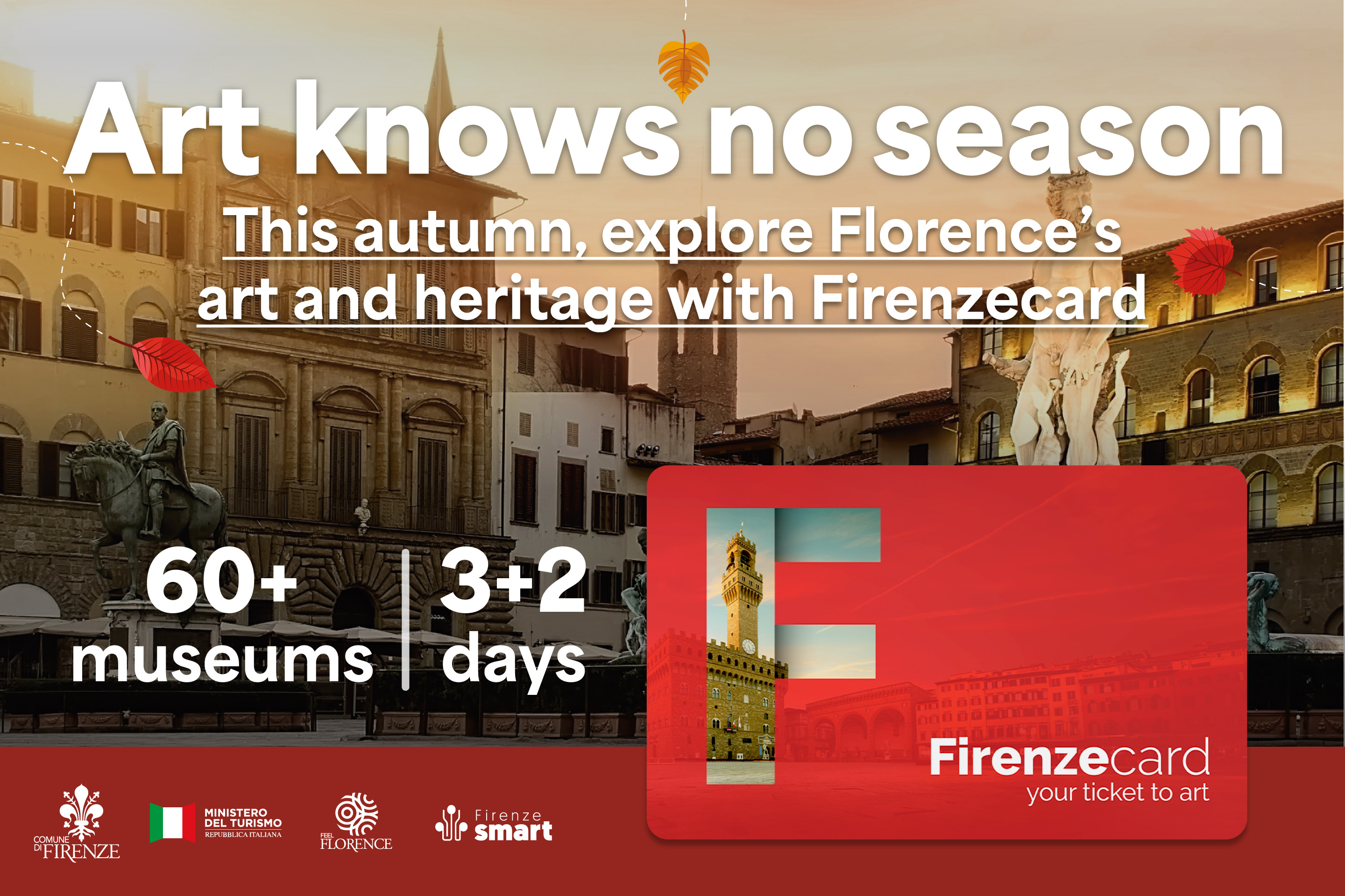 Immagine Firenzecard e piazza della Signoria