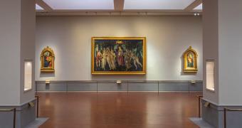 Immagine nuovo allestimento sale Botticelli